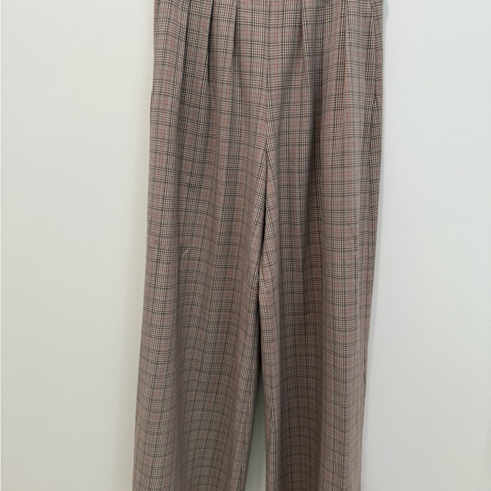 Corey Lynn Calter Multicolor Plaid Pants